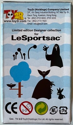 Tokidoki X LeSportsac Toy2R Limited Edition Silver Metallic Bear