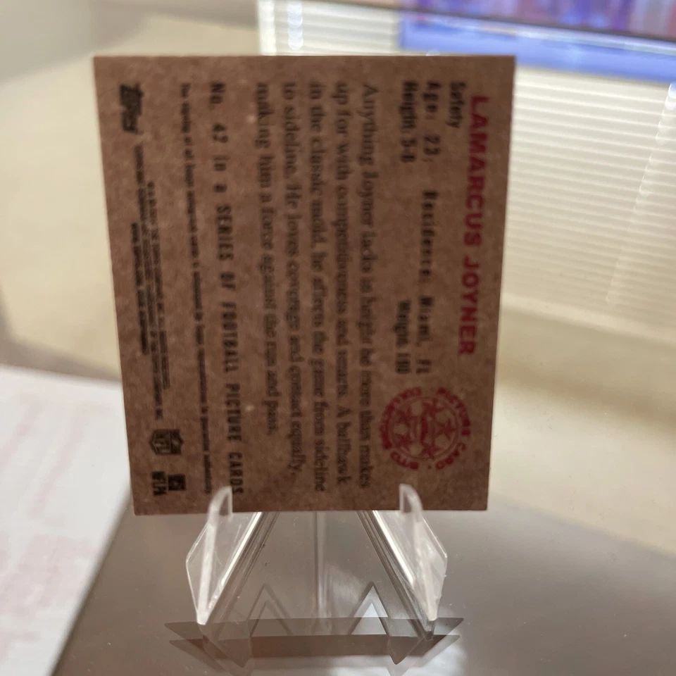 2014 Bowman Lamarcus Joyner On Card Auto RC 92/99! - Image 2 of 2