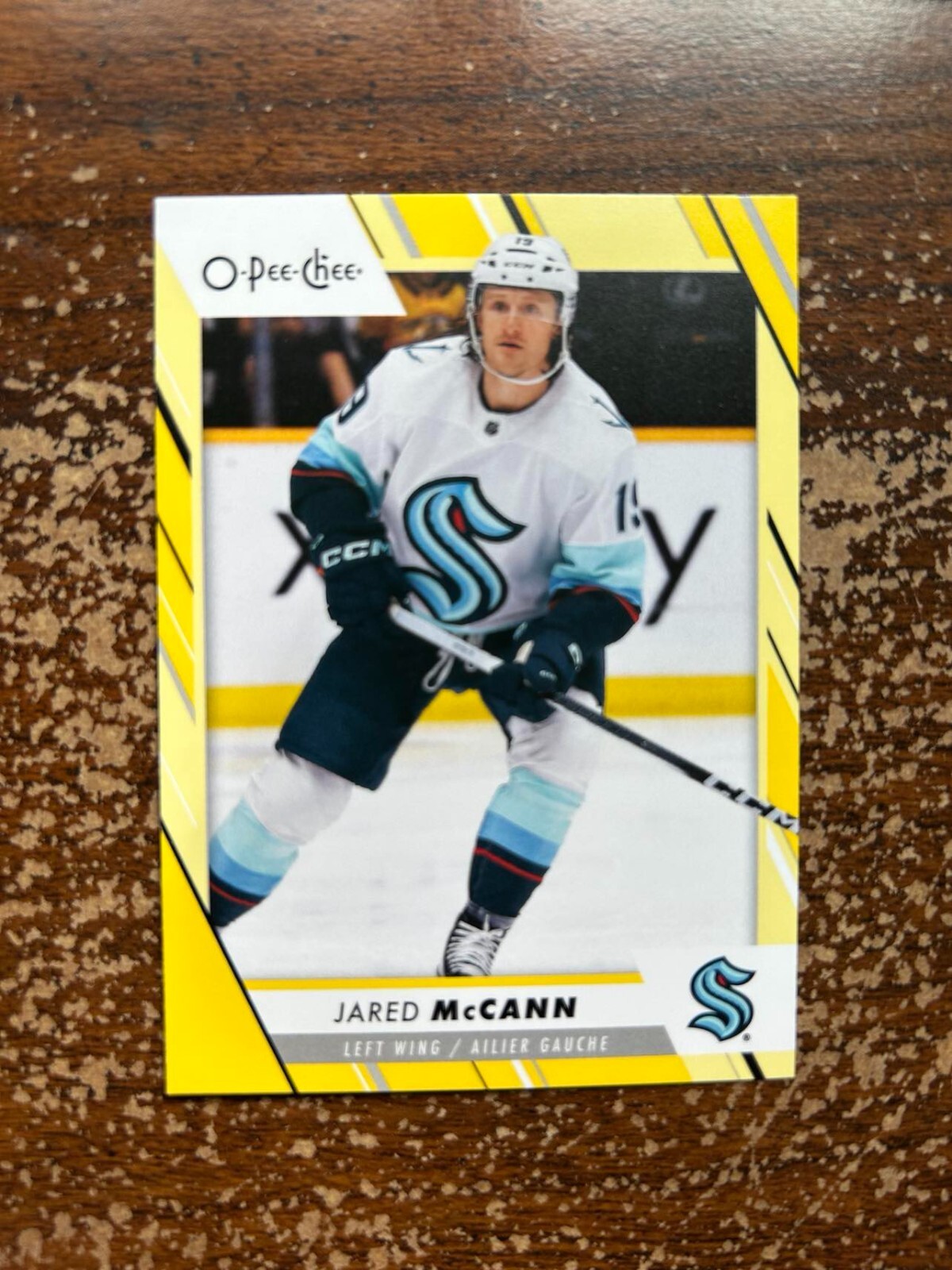 Jared McCann, Yellow Border #172 - 2023-24 O-Pee-Chee