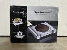 Techwood 1200 Watt Countertop Burner Electric Infrared Ceramic Cooktop ES-3101C
