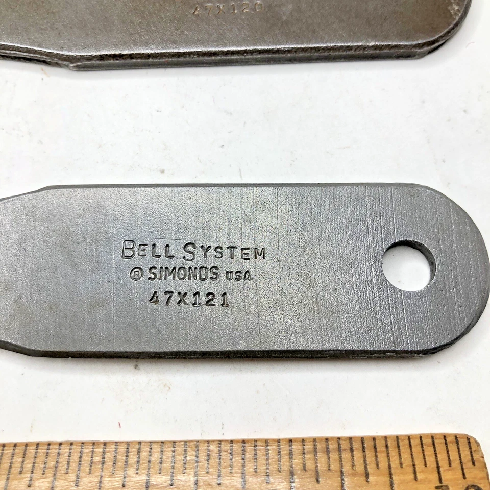 Vintage Lot 2 Simonds 47 X 121 & 47 X 120 Bell Systems Hand File Set Files (USA) - Image 2 of 4