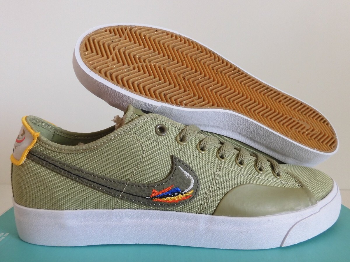 NIKE SB BLAZER COURT DVDL DAAN VAN DER LINDEN DUSTY OLIVE SZ 8