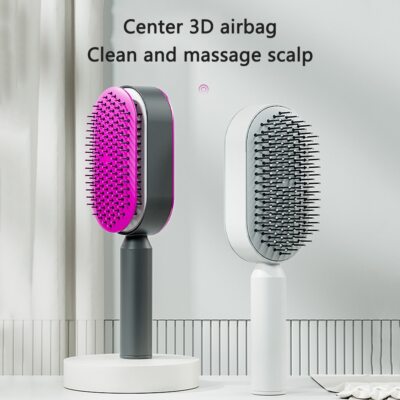 Quick Self Cleaning Hair Comb Women Hair