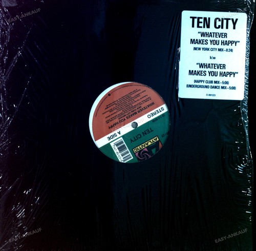 Ten City - Whatever Makes You Happy Maxi (VG+/VG+) '