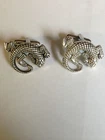 lizard Pair of Cufflinks weddings birthday occasion shirt tie slide men c47