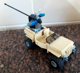 LEGO car & utensils from set 76003 Superman Battle of Smallville