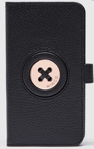 MIMCO Couverture de la mallette de téléphone iPhone 12 PRO MAX noir MIM MAZING Or rose BNWT