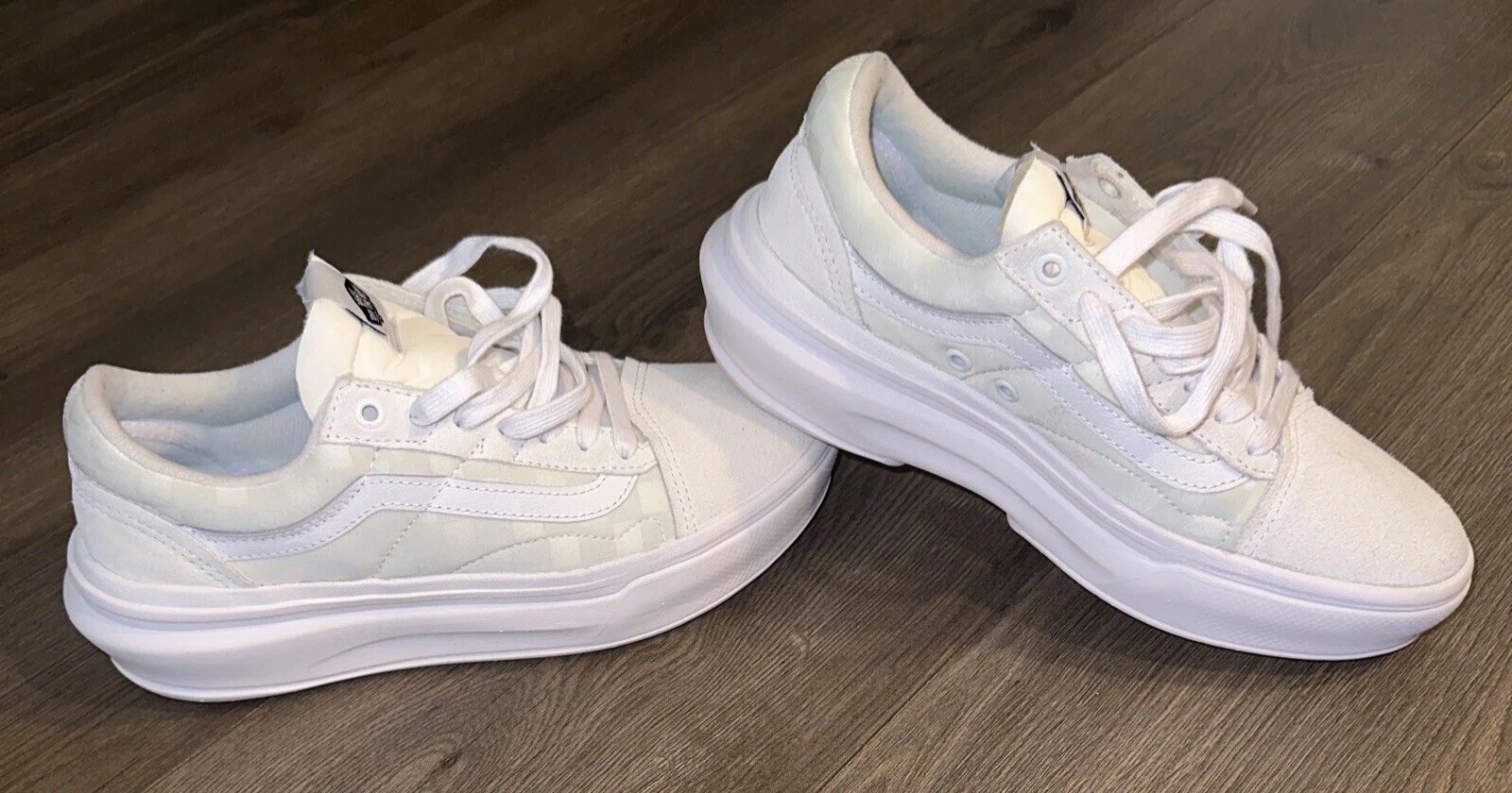 Vans Oldol Skool Overtcush ComfyCusha scacch bian uomoia t 8onna don