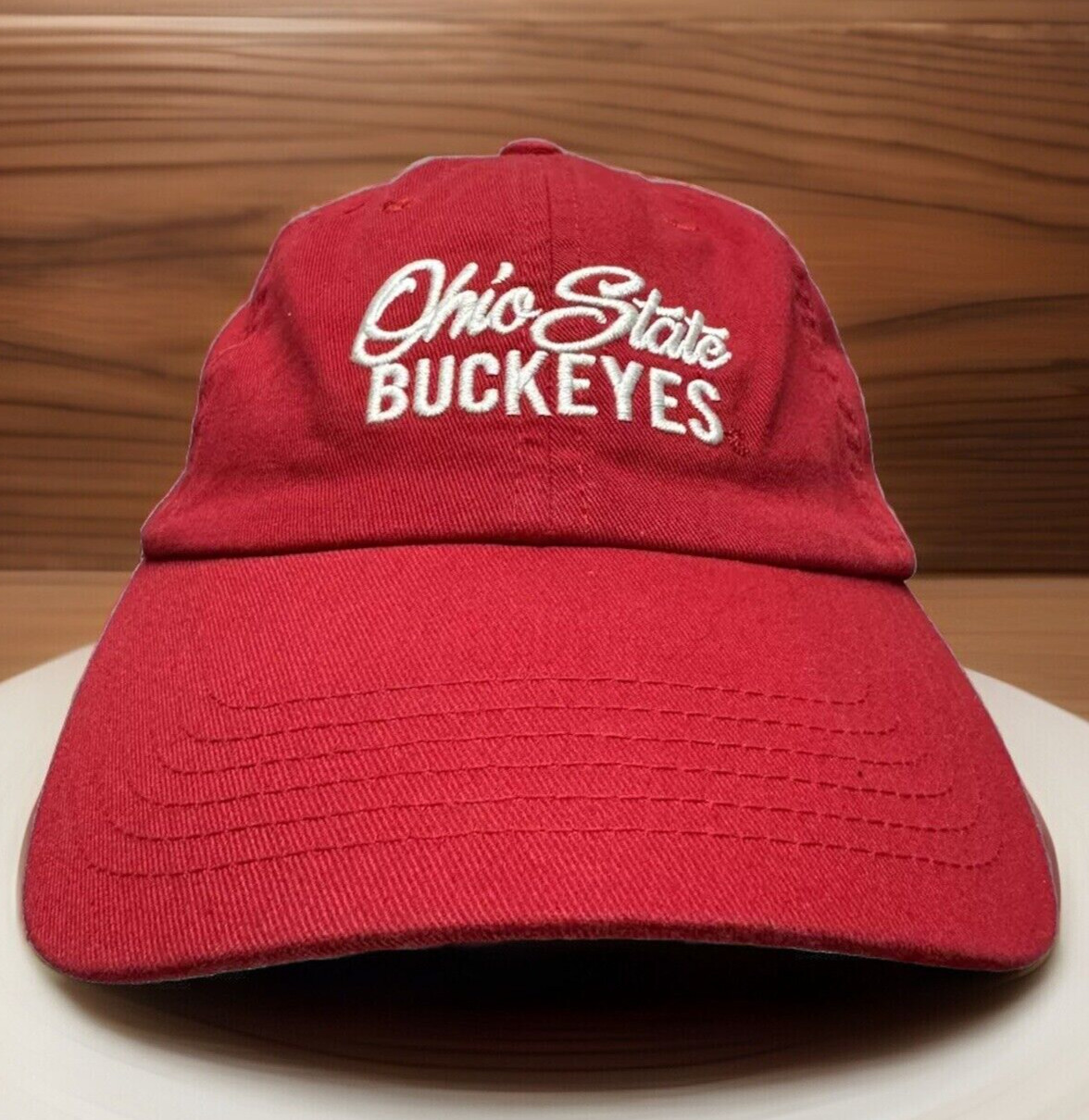 Ohio State Buckeyes Hat Red Adjustable Strapback … - image 1