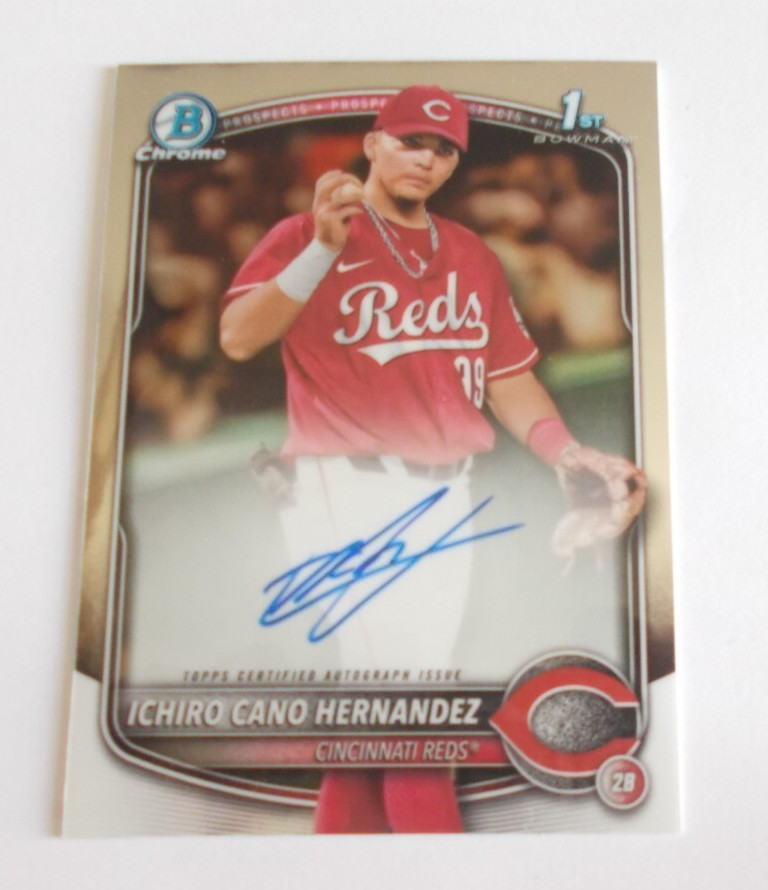 2025 Bowman Baseball Ichiro Cano Hernandez 1st Bowman Chrome Auto