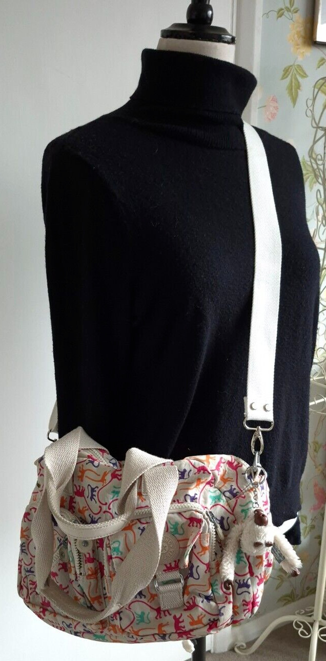 KIPLING DEFEA 'Monkey Mania' Shoulder/Hand Bag wi… - image 1