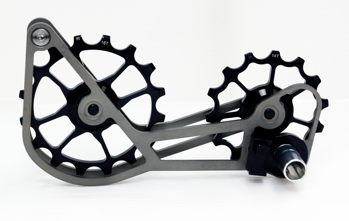 SwishTi Road Cycle Oversized Pulley Titanium Cage for Campy