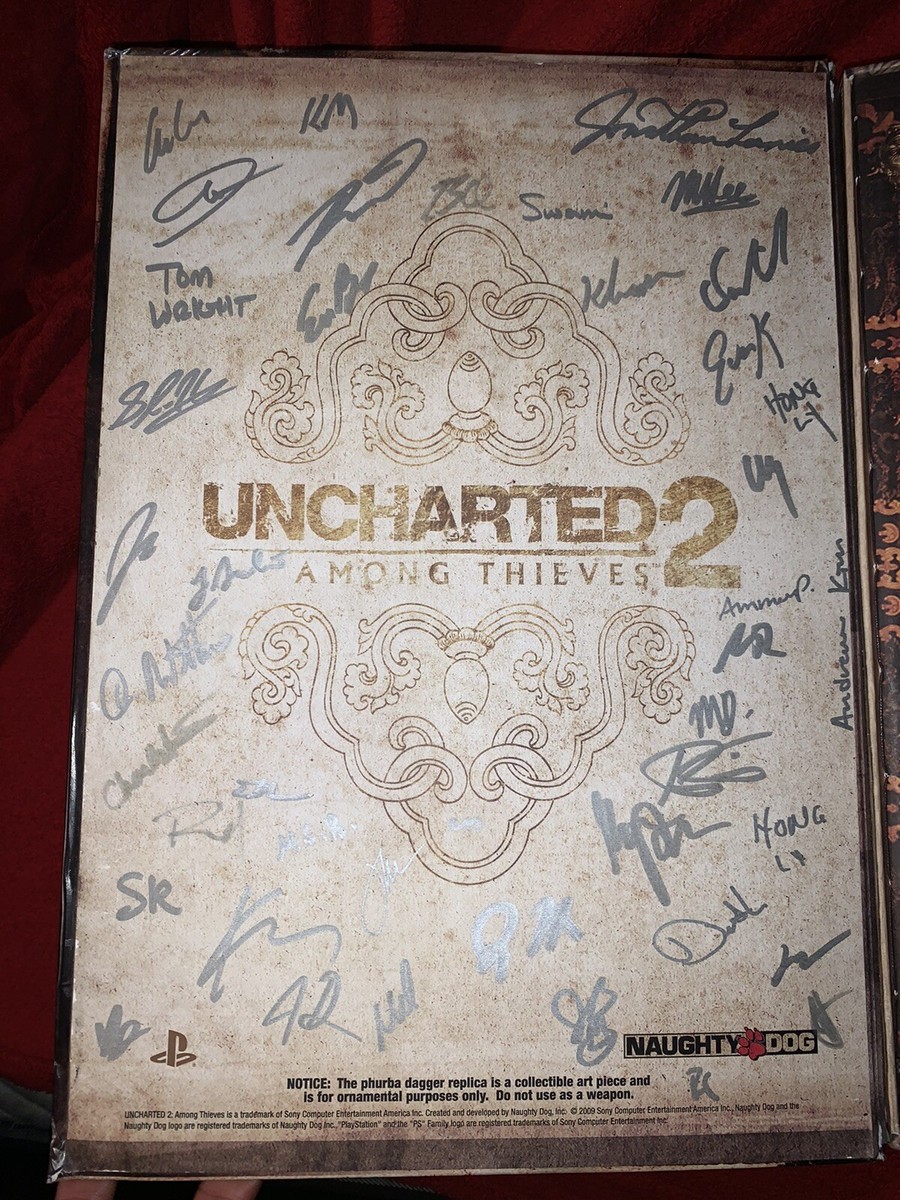PS3 Uncharted 2 Among Thieves Fortune Hunter RARE PHURBA DAGGER