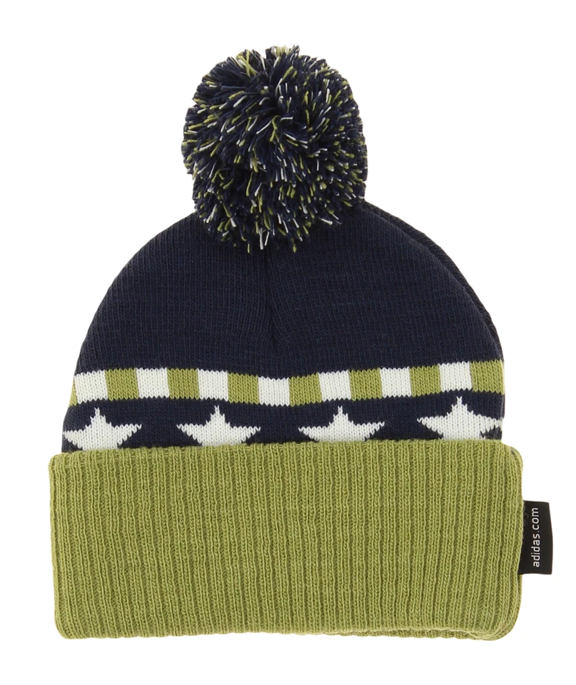 Adidas NCAA Niños Pequeños Azul Marino Guardiamarinas Puños Tejido con Pompón, OSFM Foto 2 de 2