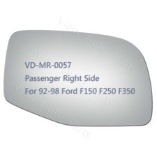 Mirror Glass For 1994 1995 1996 1997 1998 Ford F150 F250 F350 Passenger Side RH