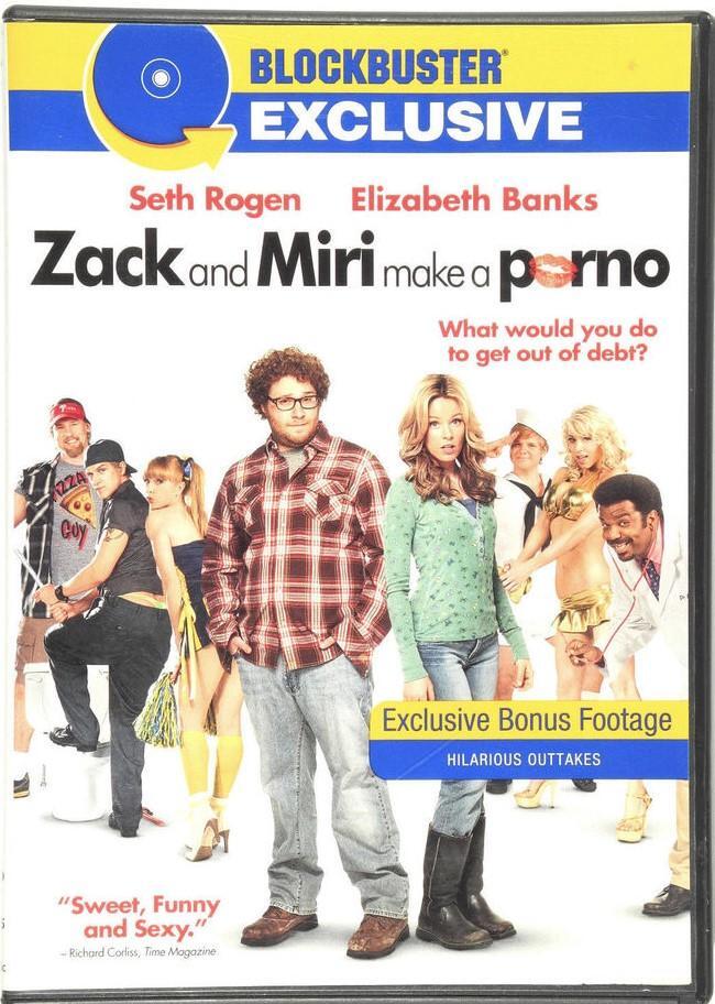 Zack and Miri Make a Porno (DVD, 2008, Widescreen, Blockbuster Exclusive) NEW