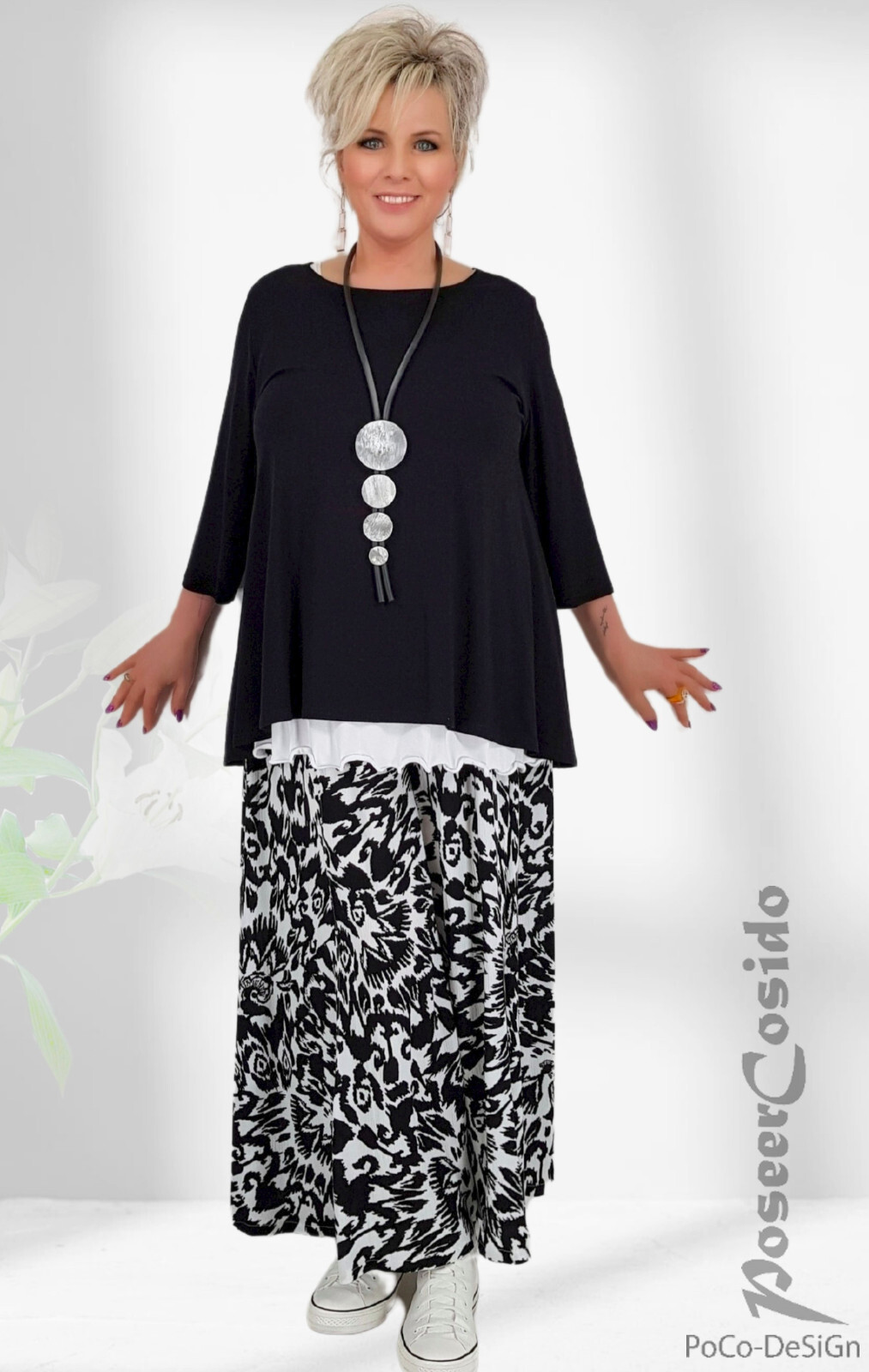 Gaelle | Gonna Pantalone A Farfalla Denim – Lemlò - Foto 4