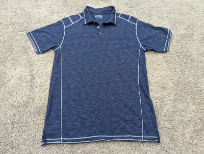 BKE Polo Shirt Mens Large Blue Short Sleeve Golf Casual