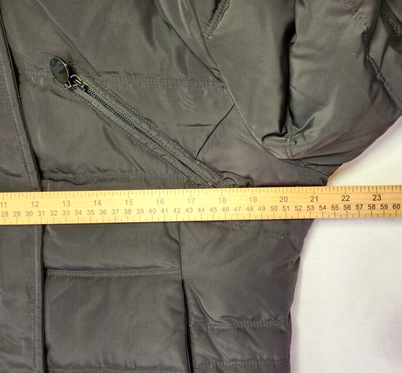 Zara Down Basic Jacket Down Filled Hooded Black S… - image 2