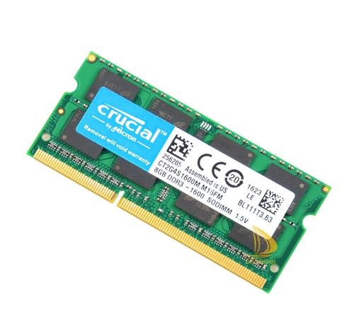 4pcs Crucial 8GB 2Rx8 PC3 12800S DDR3 1600 SODIMM Laptop Memory RAM 1.5V 204PIN_ - Picture 9 of 10