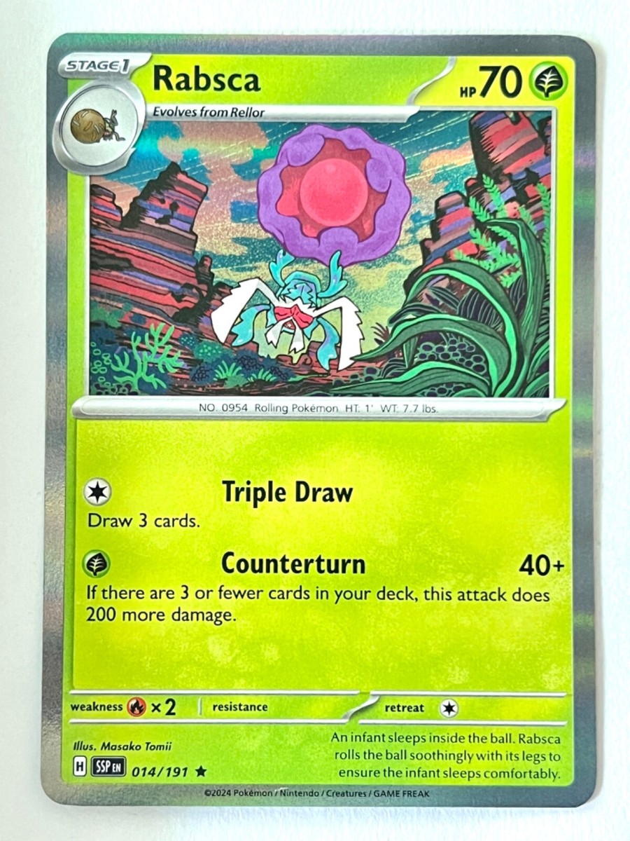 pokemon tcg surging sparks rare cards 2024 Pokemon Surging Sparks Mesprit #204 Illustration main image 0