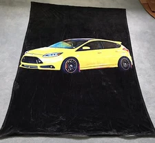 Ford Focus ST Totally Unique Poster Blanket