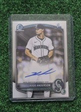 KADE ANDERSON 2025 Bowman Draft #CPA-KA 1st Chrome Auto