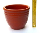 ∞ BAUER POTTERY CO. Los Angeles Orange RINGWARE POT Planter Fiesta McCoy Era ∞