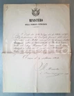1852 TURIN Appointment Giovanni Battista GIUPPONI master * Autograph GOOD COMPANIONS