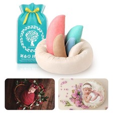 Newborn Photography Props Donut 6Pcs Posing Pillow Set 0-6 Months