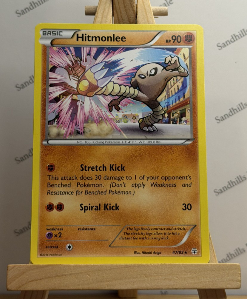 Pokemon TCG * Hitmonlee * 47/83 * Generations * Rare * Regular * 2016