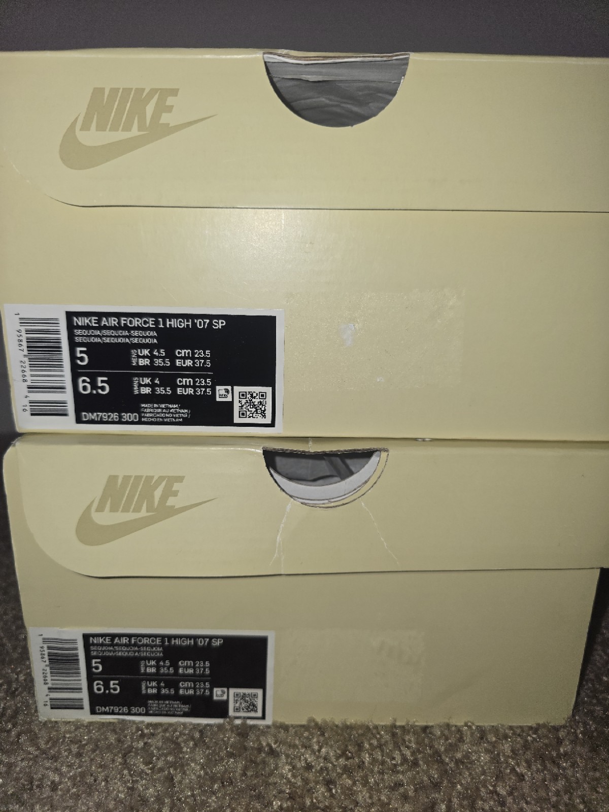 NIKE AIR FORCE 1 HIGH '07 SP.  Billie Eilish