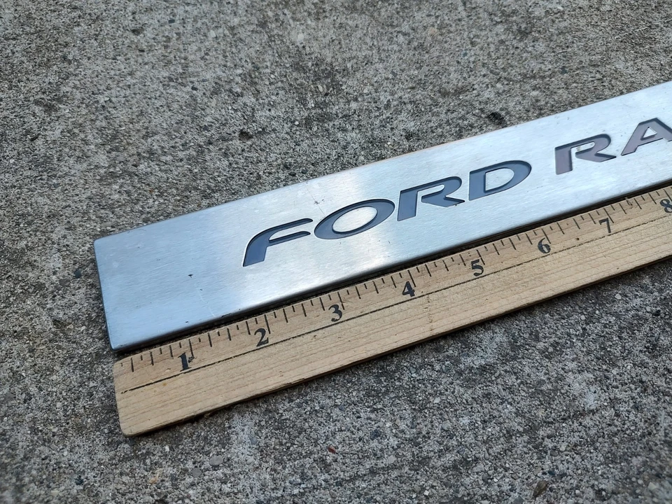 Placa de umbral de puerta Ford Mustang 2011 2012 2013 2014 Ford Racing OEM JT2 Foto 2 de 4