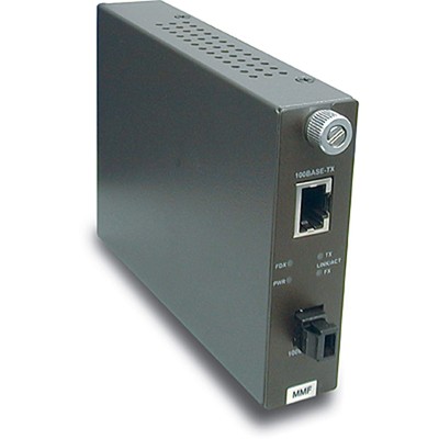 TRENDnet 100Base-TX to 100Base-FX Multi Mode MT-RJ Fiber Media Converter (2 Km /