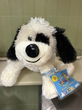 Ganz Webkinz Lil' Kinz B W Cheeky Dog HS192 All Tags Brand New w Code