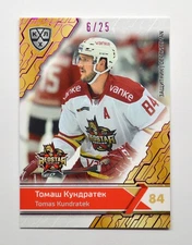 2018-19 Sereal KHL Kunlun Red Star #KRS-006 Tomas Kundratek PURPLE #/25