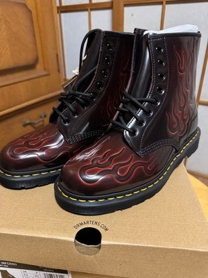 Dr. Martens 1460 Inferno Boots Cherry Red Arcadia Leather  display picture 2
