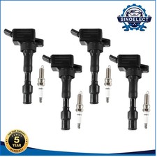 4x Ignition Coils+4x Iridium Spark Plugs For 2017-2022 Kia Optima Forte5 2.0L L4