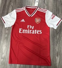 Adidas Arsenal Home Size Small Red/White 2019/20 Soccer Jersey Mens
