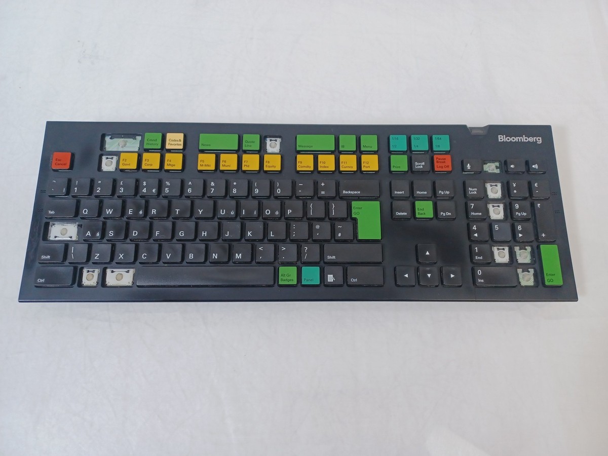3x Bloomberg STB100 Black USB Financial Stock & Trading Keyboard