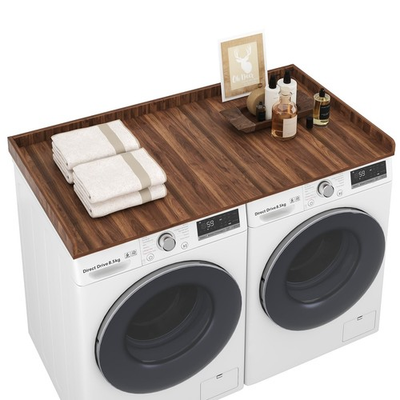 #ad Washer Dryer Countertop27.5quot; x 54quot; Wood Topper for Laundry Room Organization... $115.84