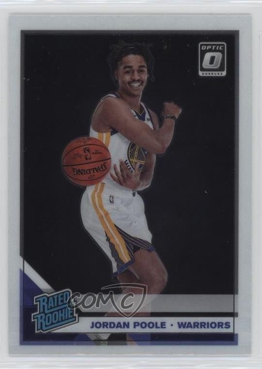 2019-20 Panini Donruss Optic Rated Rookie Jordan Poole #169 1hr4