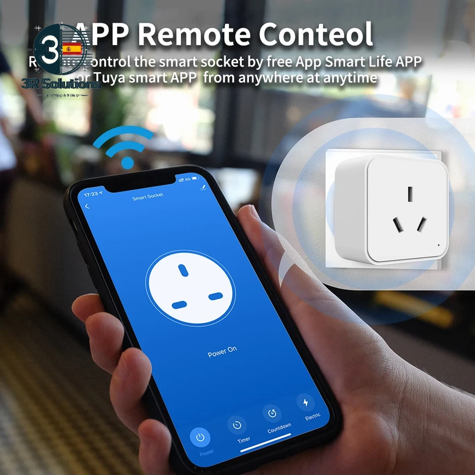 Regleta Tuya Smart Enchufe Múltiple Wifi Control Inteligente - Imagen 4 de 4