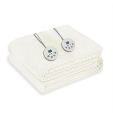 Heated Blanket Electric Queen Size 84x90-Dual Control with 10 Heat Levels 12 Tim