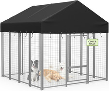 Outdoor Dog Kennel Roof Cover,Heavy Duty Dog Kennel Replacement Cover,Waterproof