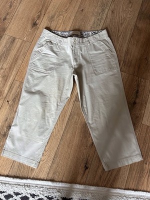 Eddie Bauer Damen 3/4 Hose beige