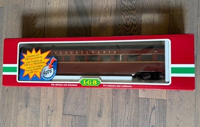 NEW! LGB 32590 PRR Pennsylvania Streamline Observation Car G Scale NIB