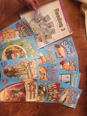 Abeka Grade Reading 3 Readers Complete Set with Answer Key Lot of 12 (3a-3k)