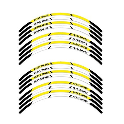P04B For Triumph Daytona 765 18-20 Yellow Wheel Decal Rim Sticker 19