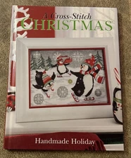 A Cross-Stitch Christmas HANDMADE HOLIDAY  hardcover craftways like new